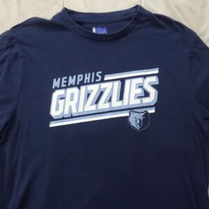 Memphis Grizzlies Shirt Mens 2XL XXL Blue NBA Short Sleeve Tee Casual Unisex XXL